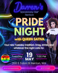 Pride Night @ Darren's Speakeasy May 19 2026